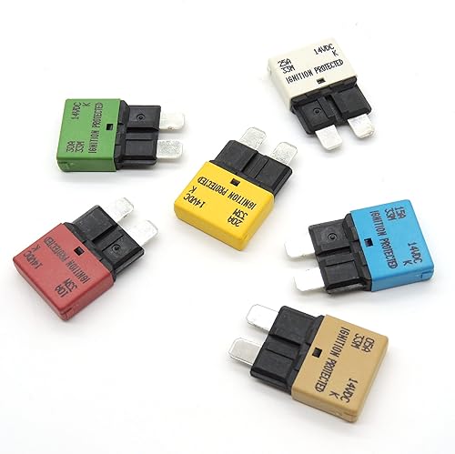 Miniatura 5 de HiSport Fusible de disyuntor de reinicio automático para automóvil, camión, RV, motor de arrastre y cableado personalizado, protección de batería,