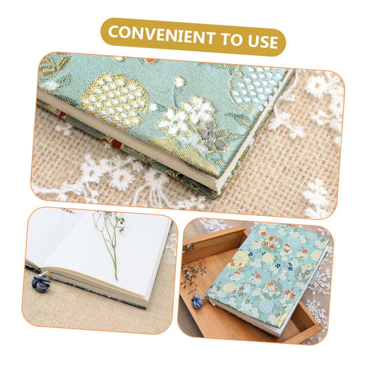 EXCEART 3pezzi Copertina Per Libri Resistente Fodera Regolabile e Riutilizzabile Per Libri Scolastici Protezione Stile Retro Facile Da Utilizzare e Lavabile