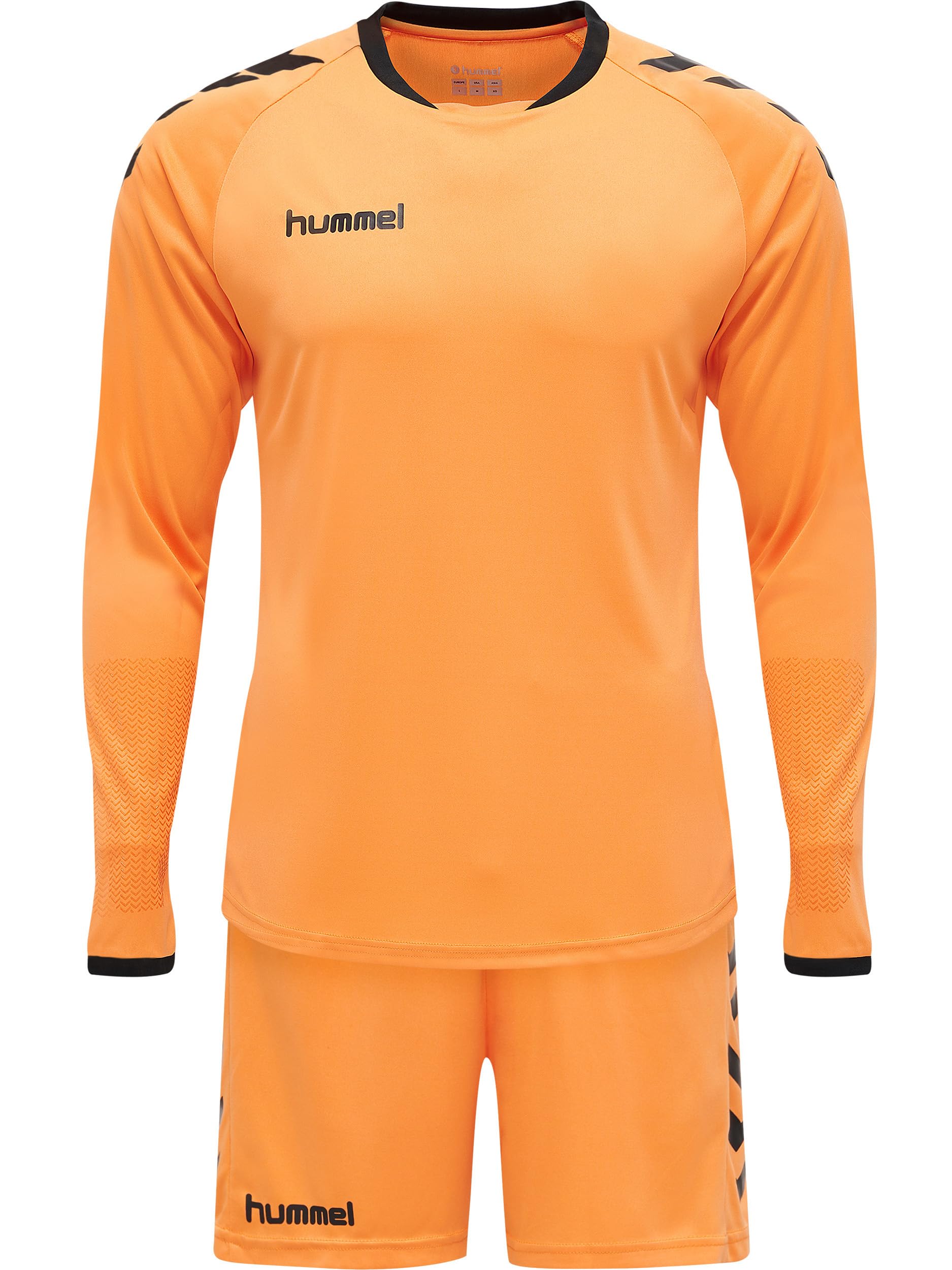 hummelCore GK 205280 Men's Goalkeeper Set - Tangerine, size: s