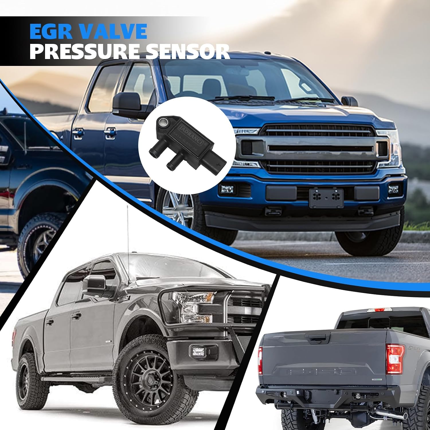KA1A-5L200-AB EGR Valve Pressure Sensor for Ford Escape Explorer Expedition Ranger Bronco Sport Maverick Edge Lincoln Nautilus Corsair 2.0 2.3 2019-2025
