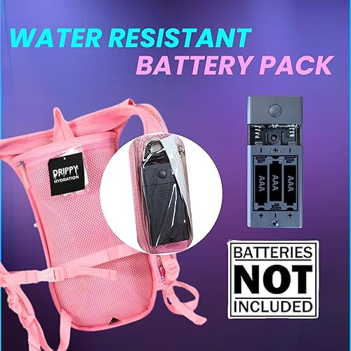 Miniatura 3 de LED Hydropack Rave Hydration Backpack  Festival, Hiking, & Running for Women & Men - 2 Liter Leakproof Bladder  Anti-Theft Pockets - Rave