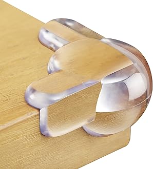 Corner Protectors for Baby (12 Pack) - Patented - New & Improved Edge Protector for Baby – Transparent Corner Protectors - Baby Safety Products to Baby Proof Corners and Edges