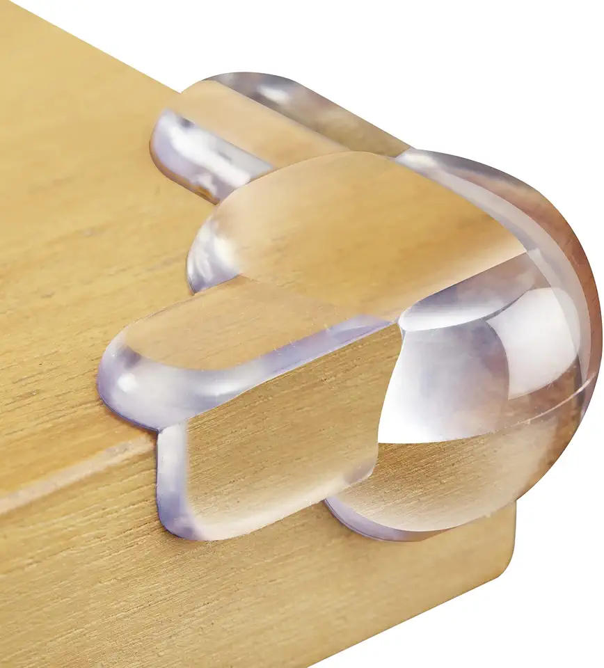 Corner Protectors for Baby (12 Pack) - Patented - New &amp; Improved Edge Protector for Baby – Transparent Corner Protectors - Baby Safety Products to Baby Proof Corners and Edges