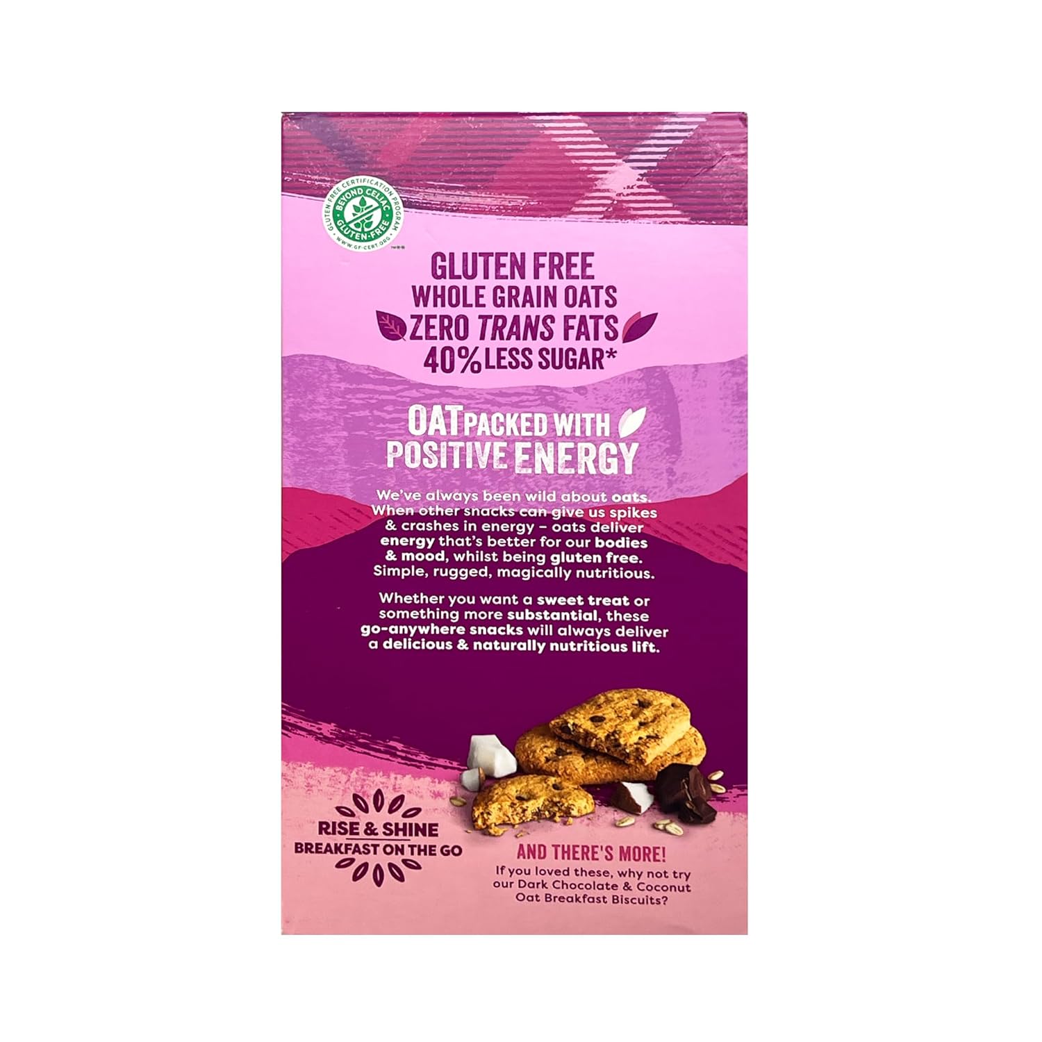 Nairn's Gluten Free Blueberry and Raspberry Breakfast Biscuits,5.64 Ounce (Pack of 6)