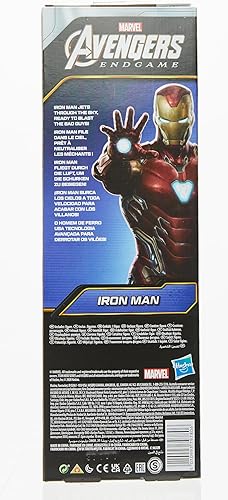 Miniatura 7 de Avengers Marvel Titan Hero Series Figura de acción coleccionable de Iron Man de 12 pulgadas, juguete para edades de 4 años en adelante