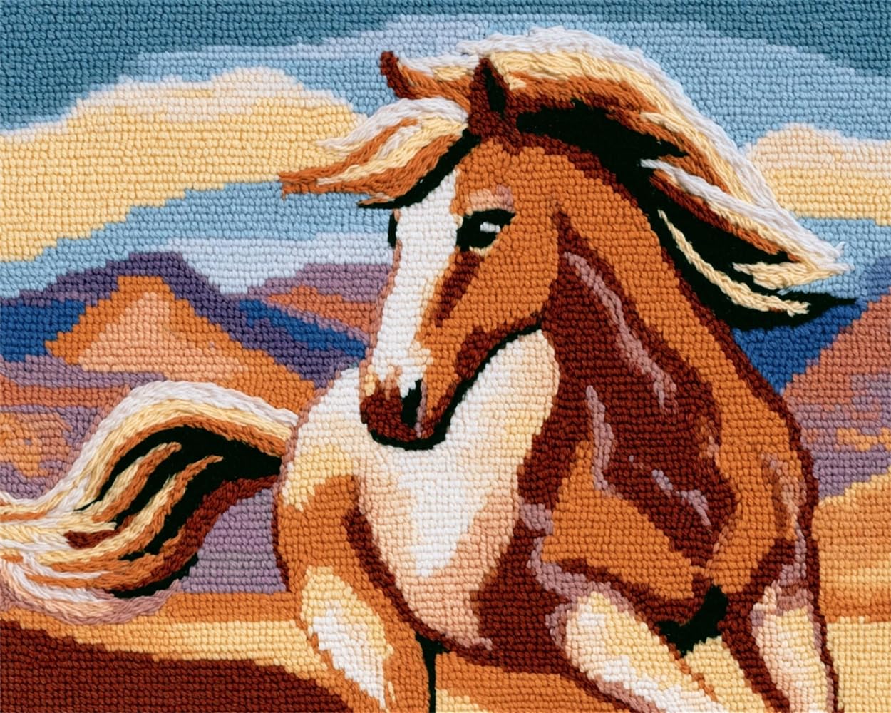 FWRTYCB Latch Hook Rug Kit Horse
