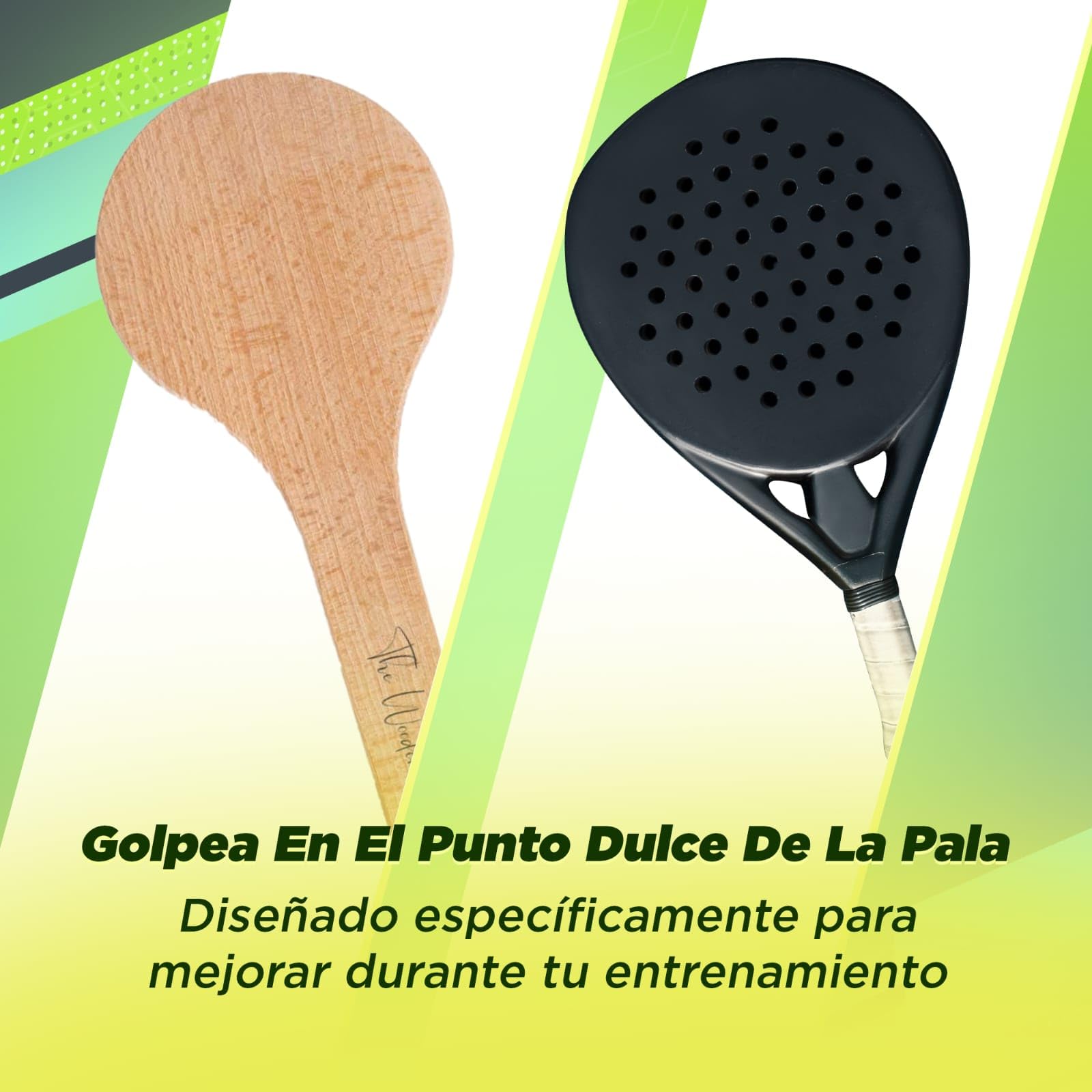 Puntero de Padel - Herramienta para el Perfeccionamiento del Entrenamiento con Raqueta de Madera