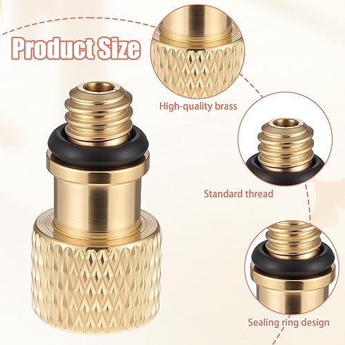 Miniatura 3 de 19 Uds Agujas de inflado Herramientas Adaptador de Válvula de Bicicleta Convertidor DV SV AV Bomba de bola Aguja Latón Presta Schrader Válvulas