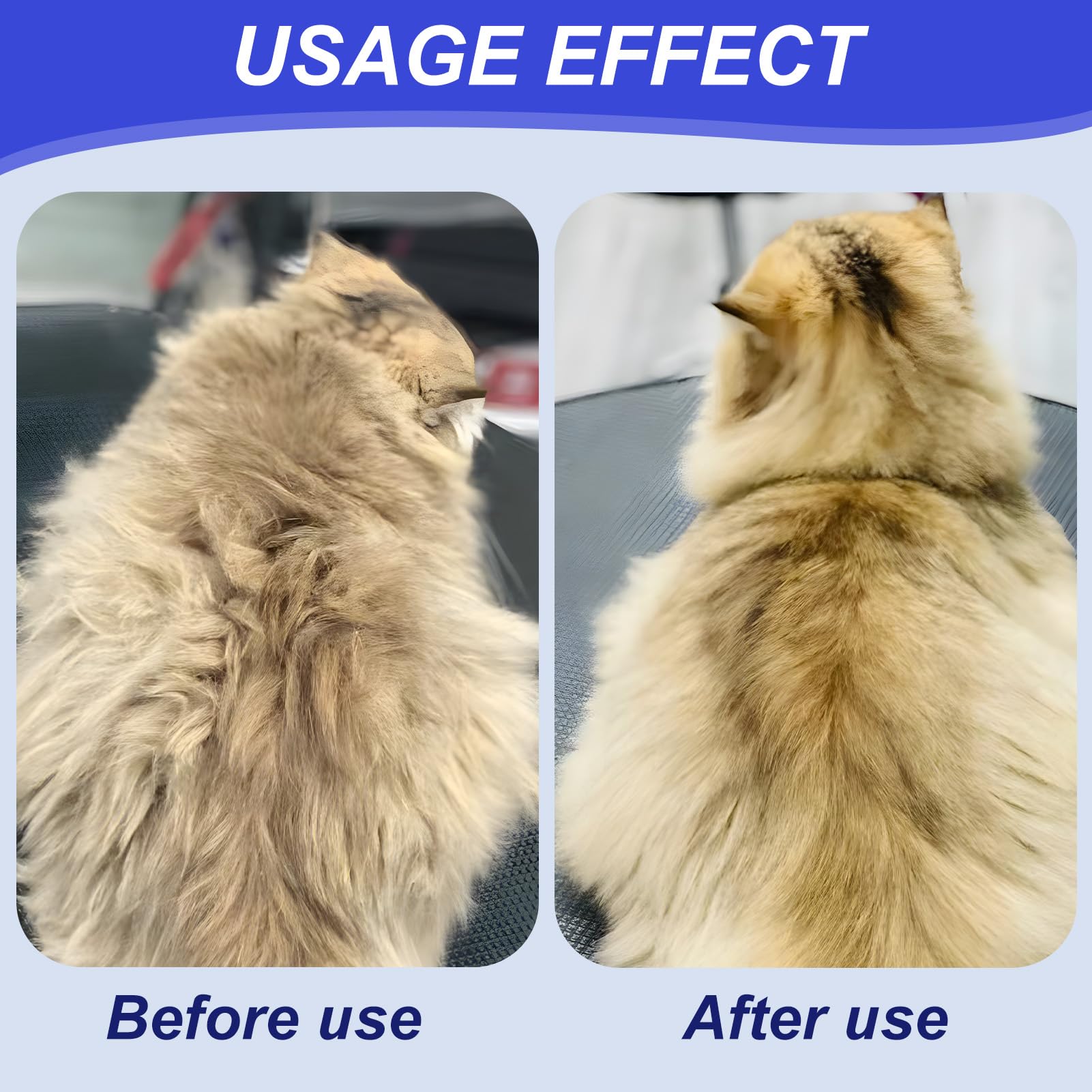 6Set Peignes Anti Puces pour Animaux, Peignes Acier Inoxydable pour Chats et Chiens, Outils de Toilettage, Élimination des Puces et Taches de Larmes, Peigne Démêlant
