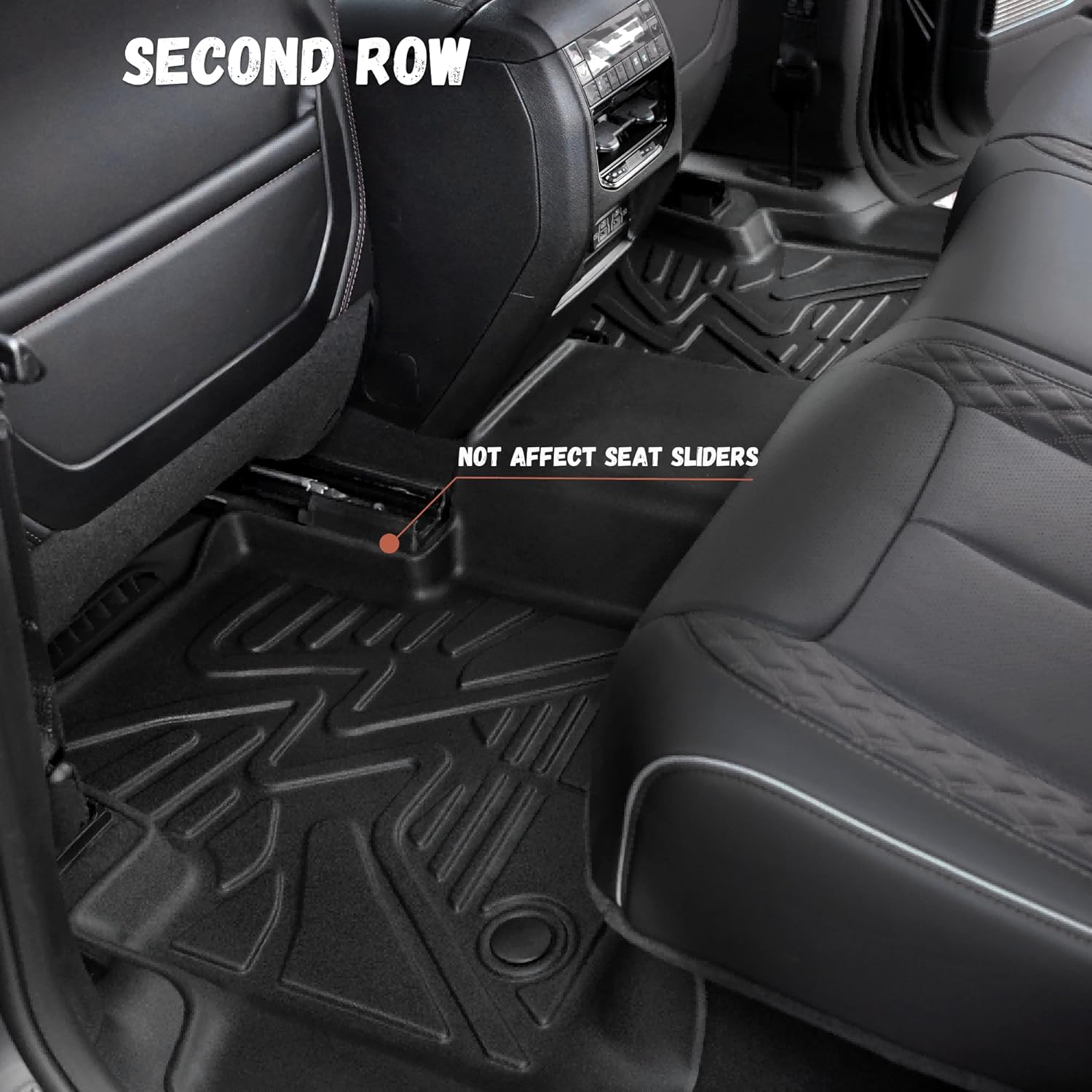 Floor Mats for Jeep Grand Cherokee 2022-2025 2026 WL74 (Include 4xe, Not WK or L) 5-Seater, All Weather TPE Protection Floor Liners Cargo Mat Accessories