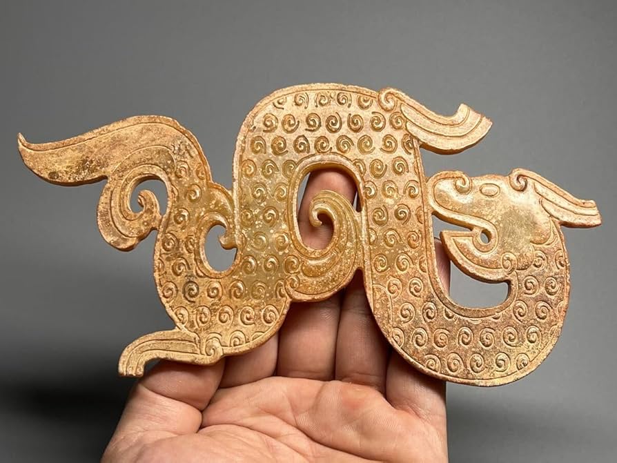 清時代 古美術 和田玉 白玉 浮き彫り 龍紋 漢詩 子岡牌 根付 貴重 旧蔵 清時代 古美術 和田玉 白玉 浮き彫り 龍紋 漢詩 子岡牌 根付 貴重