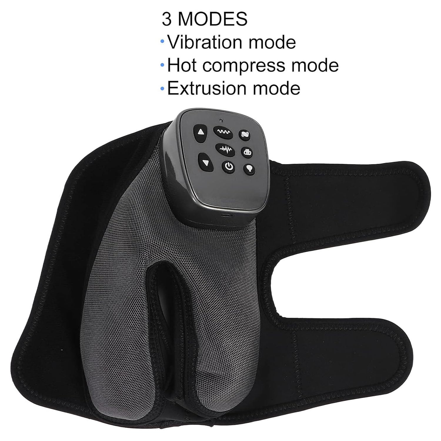 KYOFIS Masajeador eléctrico de Tobillo y pie, masajeador de Tobillo y pie con Almohadilla térmica, masajeador de pies inalámbrico multifunción for tendinitis, Alivio del Dolor de Artritis
