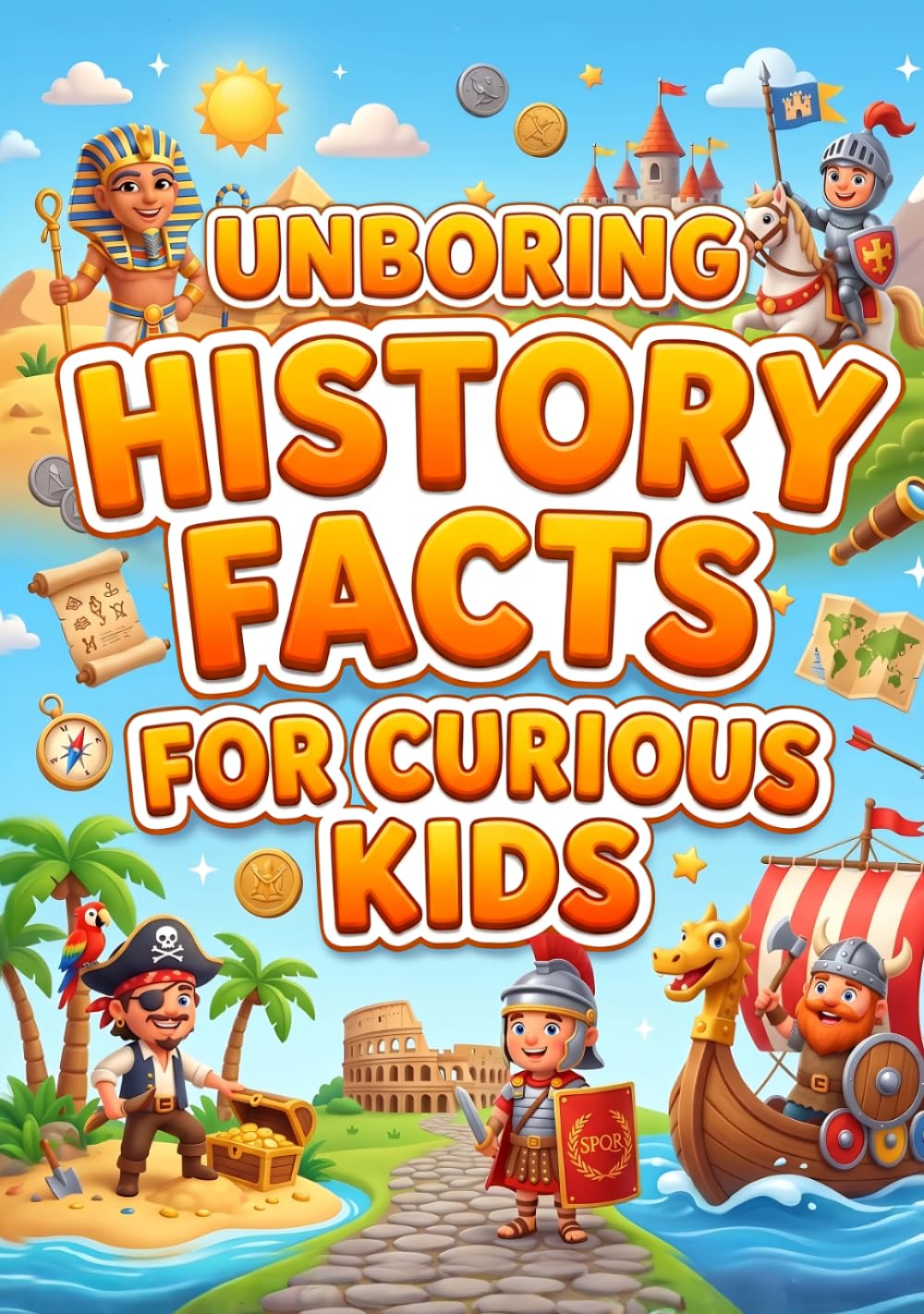 History Facts For Curious Kids: A Fascinating Journey Through The Past Filled With Surprising Events, Exciting Discoveries And Unforgettable People. ... History For Kids And History Books For Kids.