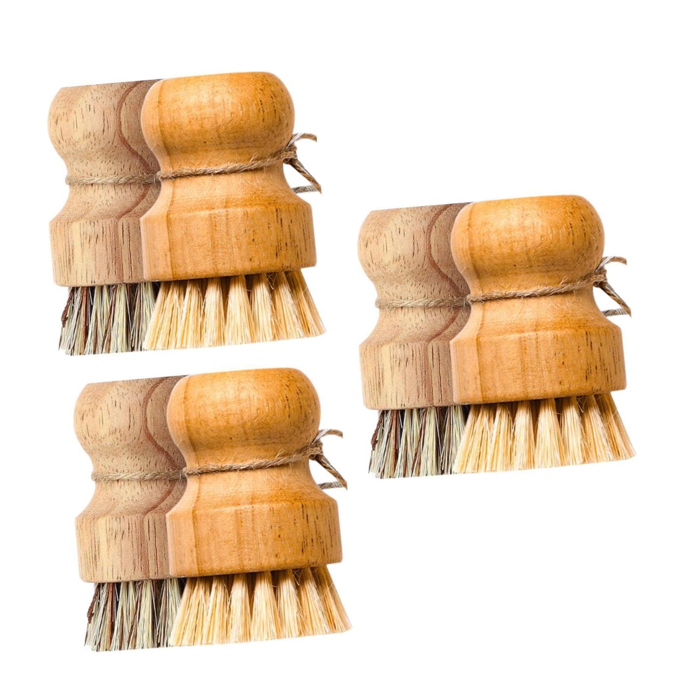 FRCOLOR 6 Piezas Cepillo para Platos Cabello Cepillo para Fregadero Utensilios de Cocina cepillar Cepillo de Limpieza de Cocina Accesorios de Limpieza Mano detergente lavavajillas Wok