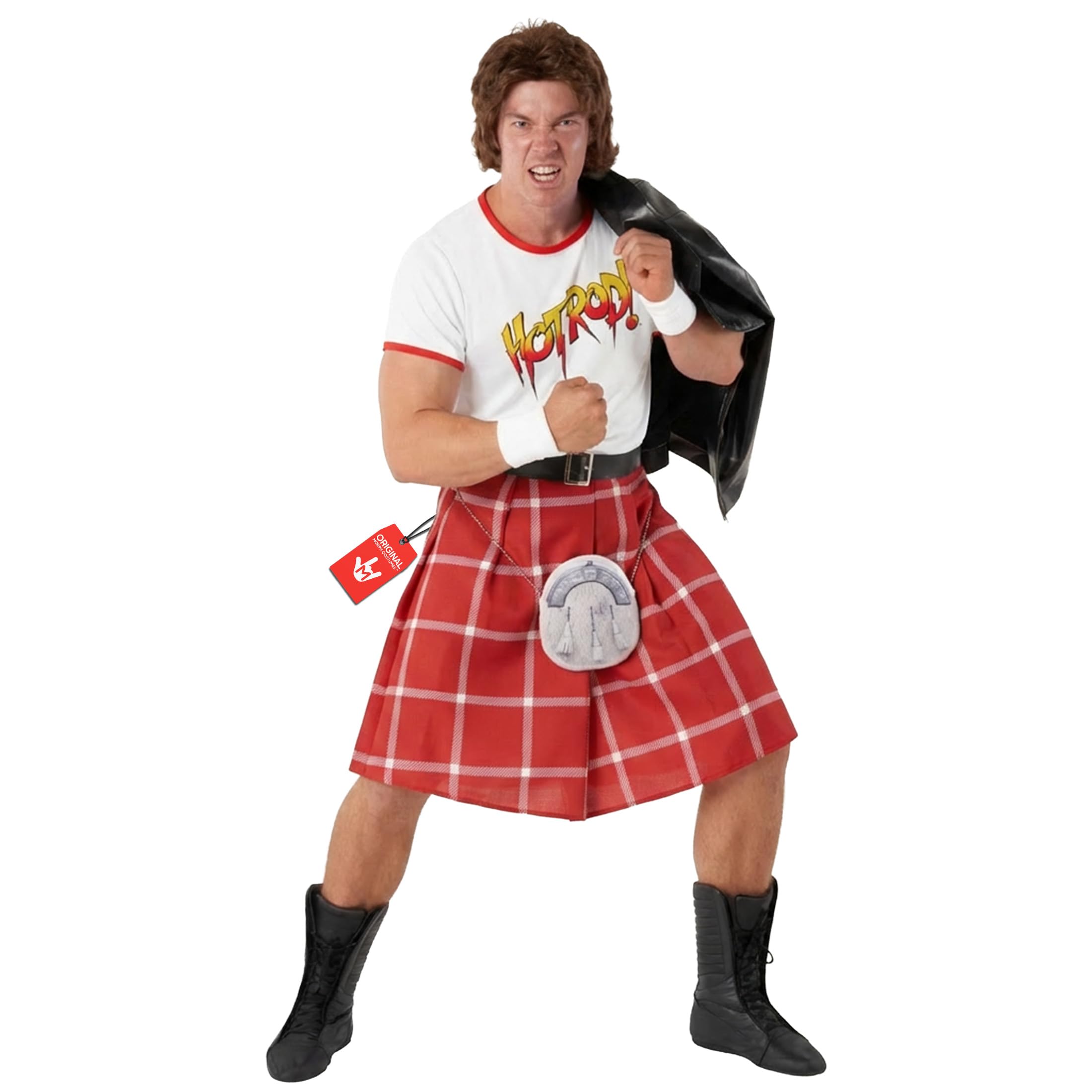 Rowdy Roddy Piper Costume Men, Wwe Elite Roddy Piper Wwe Costume Adult Men, Wwe Wrestling Costumes For Adults