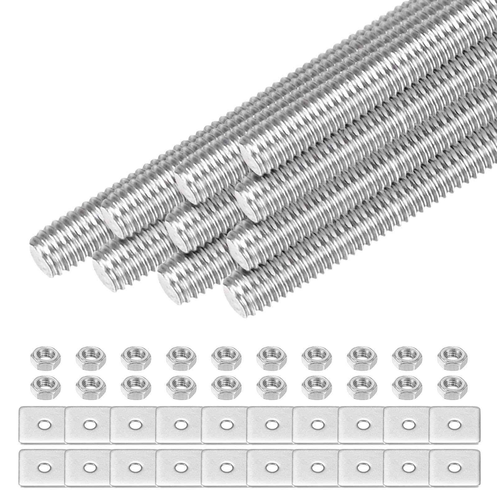 M METERXITY 10-Set Fully Threaded Rod