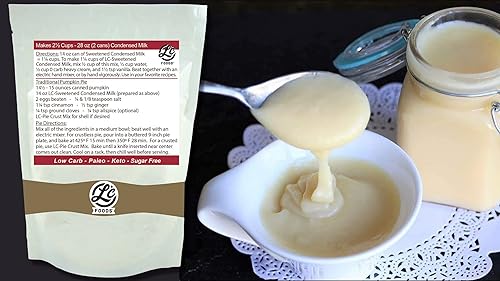 Miniatura 3 de LC Foods Mezcla de leche condensada endulzada | Leche condensada en polvo sin azúcar | Keto | Sin gluten | Bajo en lactosa