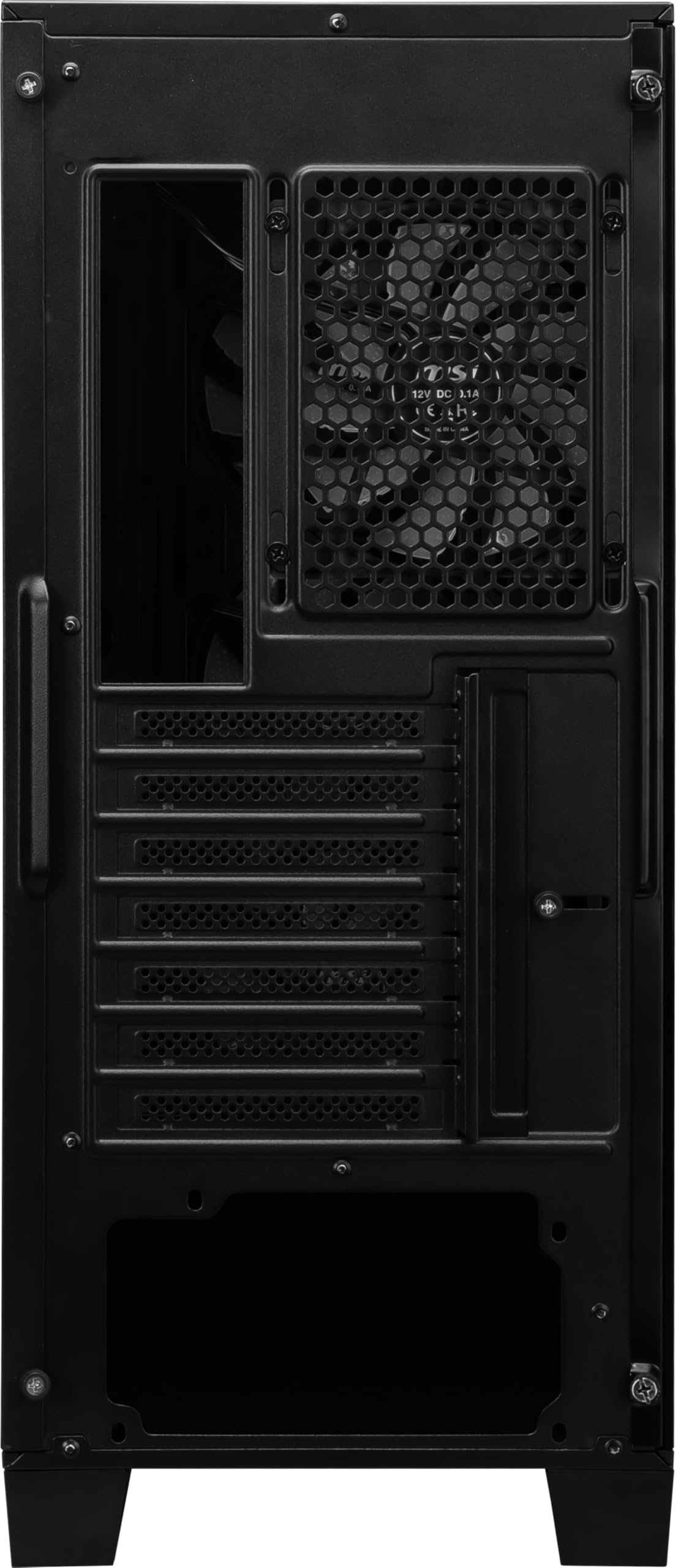 MSI MAG FORGE 120A AIRFLOW Mid-Tower PC Case - ATX Capacity, up to 330mm RTX 40 GPU Support, 6 x 120mm ARGB Fans, Magnetic Dust Filters, Tempered Glass, 1-6 ARGB Control Board, USB 3.2 Gen 1 Type-A — view 8