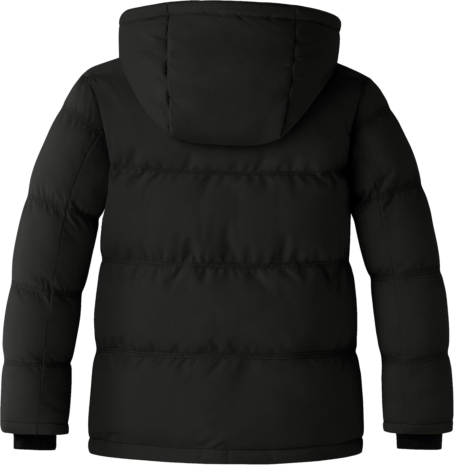 ZSHOW Boys' Winter Coat Waterproof Warm Quilted Puffer Jacket with Removable Hood