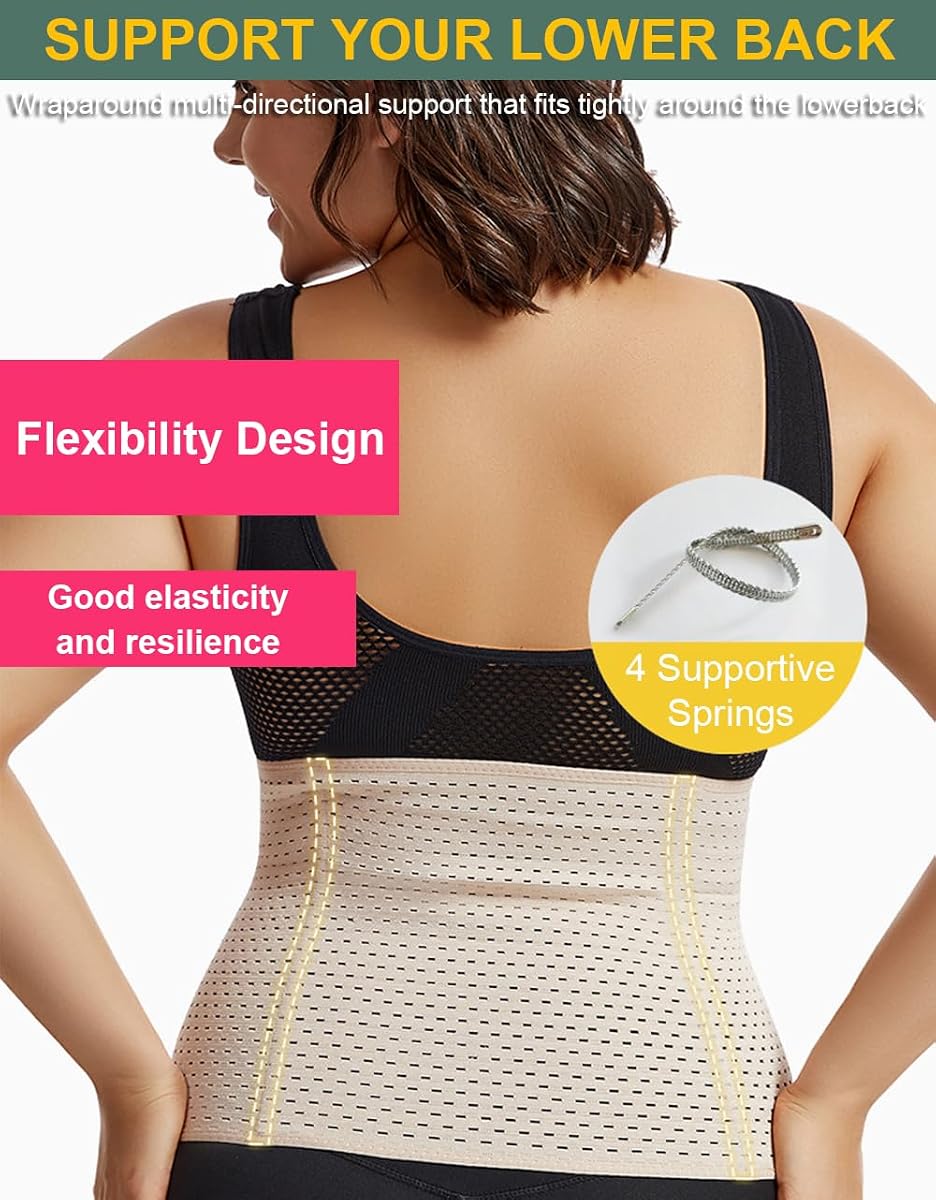 SUJAYU Entrenador de cintura para mujer, grasa inferior del vientre, control de barriga inferior, corsé moldeador para mujer