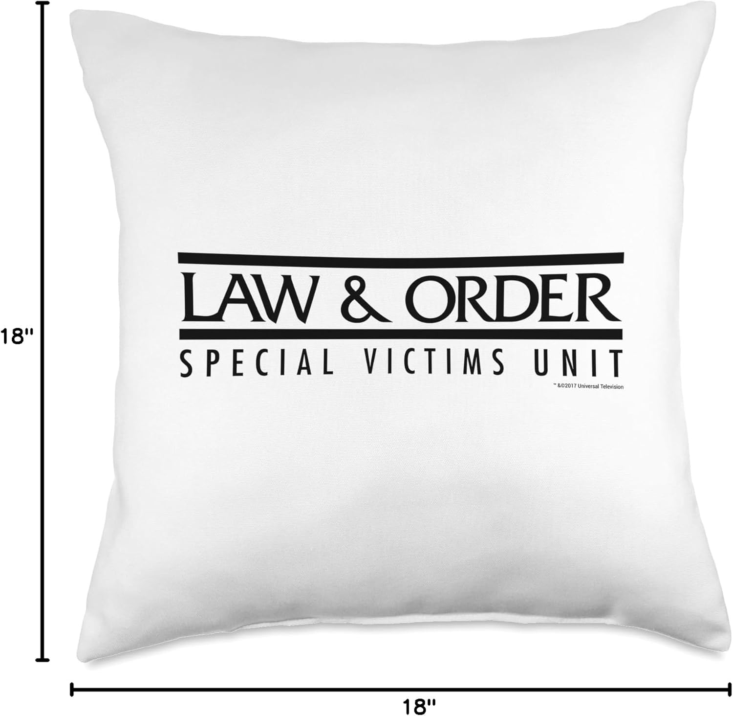 Law & Order: SVU Logo Throw Pillow