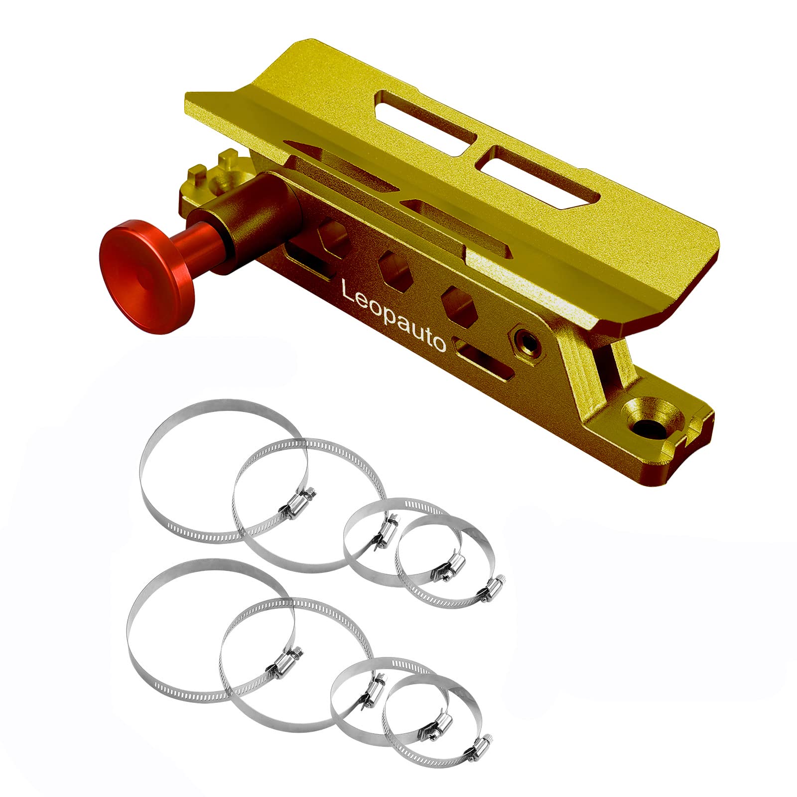 Leopauto Vehicle Fire Extinguisher Mount Bracket, Aluminum Adjustable Quick Release Roll Bar
