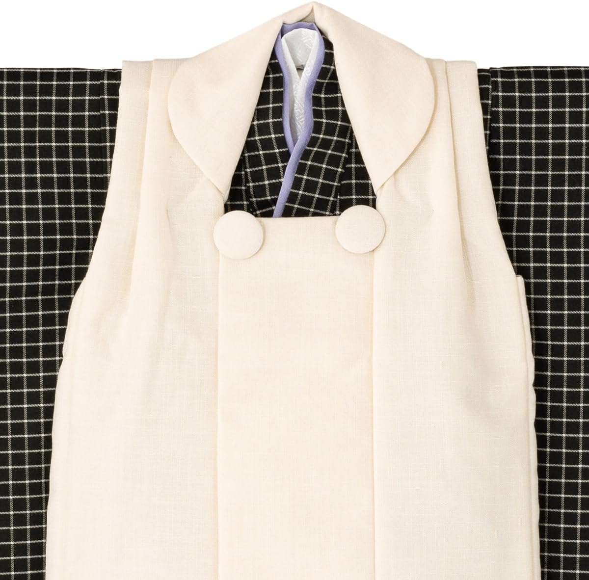 京のみやび　七五三　被布セット オフ白 黒菊菱 京のみやび 七五三 被布セット オフ白 黒菊菱 京のみやび - 七五三｜