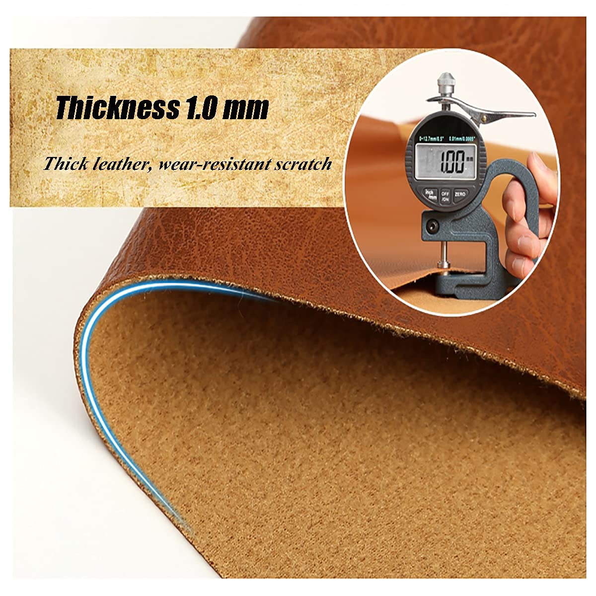 Similpelle 138 cm di Larghezza 1,0 mm di Spessore Tessuto in Ecopelle Materiale in Tessuto Sintetico PU per Sedie, Panche, Sgabelli, Cuscini, Divani Rosso(Size:5 x 1.38m)