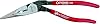 Orbis 9O 21-150 Angled Long Nose Pliers, 8.75"