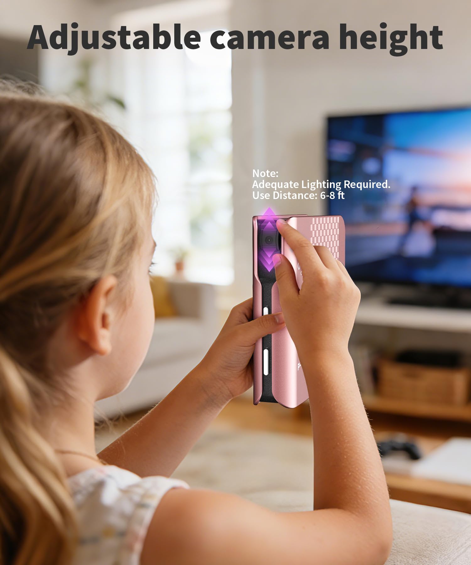 Console di Gioco con Controllo del Movimento per Bambini, Sistema Videogiochi Plug & Play per TV, Giochi Attivi Indoor e Divertimento per Famiglia, Ideale per Serate di Gioco e Feste