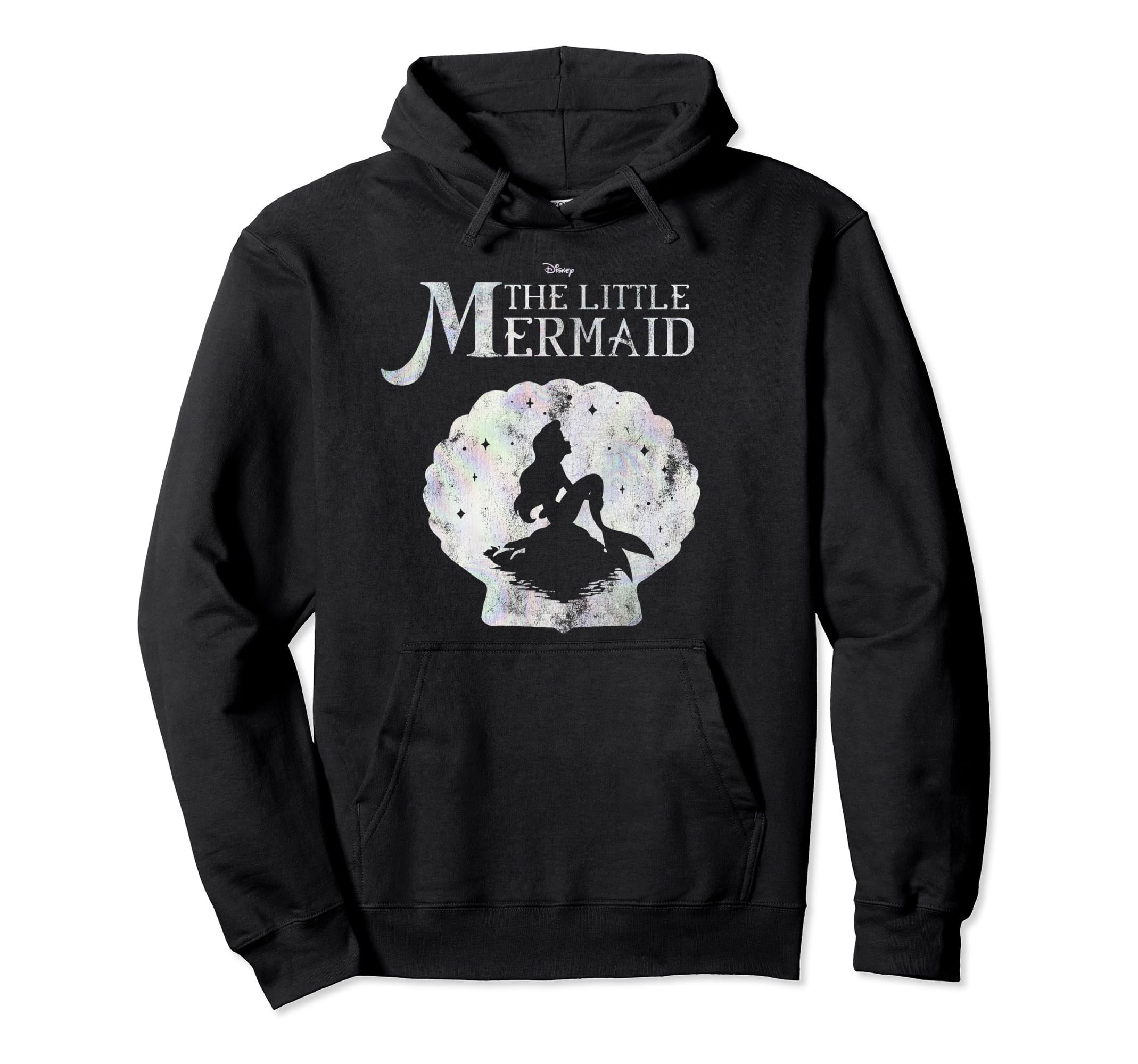 DisneyThe Little Mermaid Ariel Seashell Silhouette Pullover Hoodie