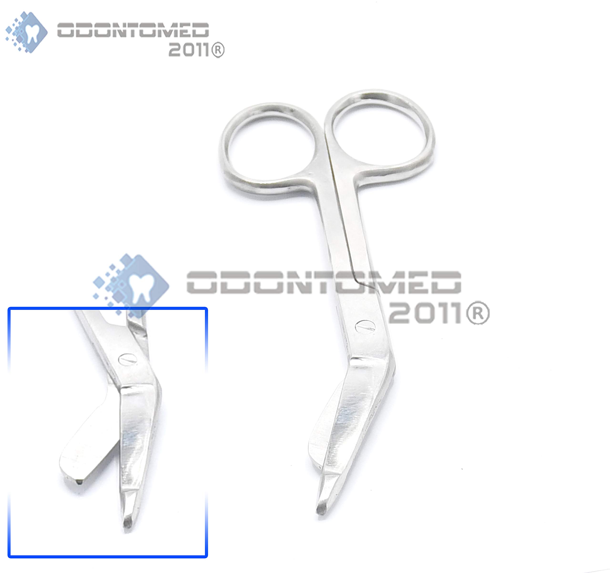 New Lister Bandage Scissors - 3.5 Inch Gold Plated Nursing & Hospital Scissors