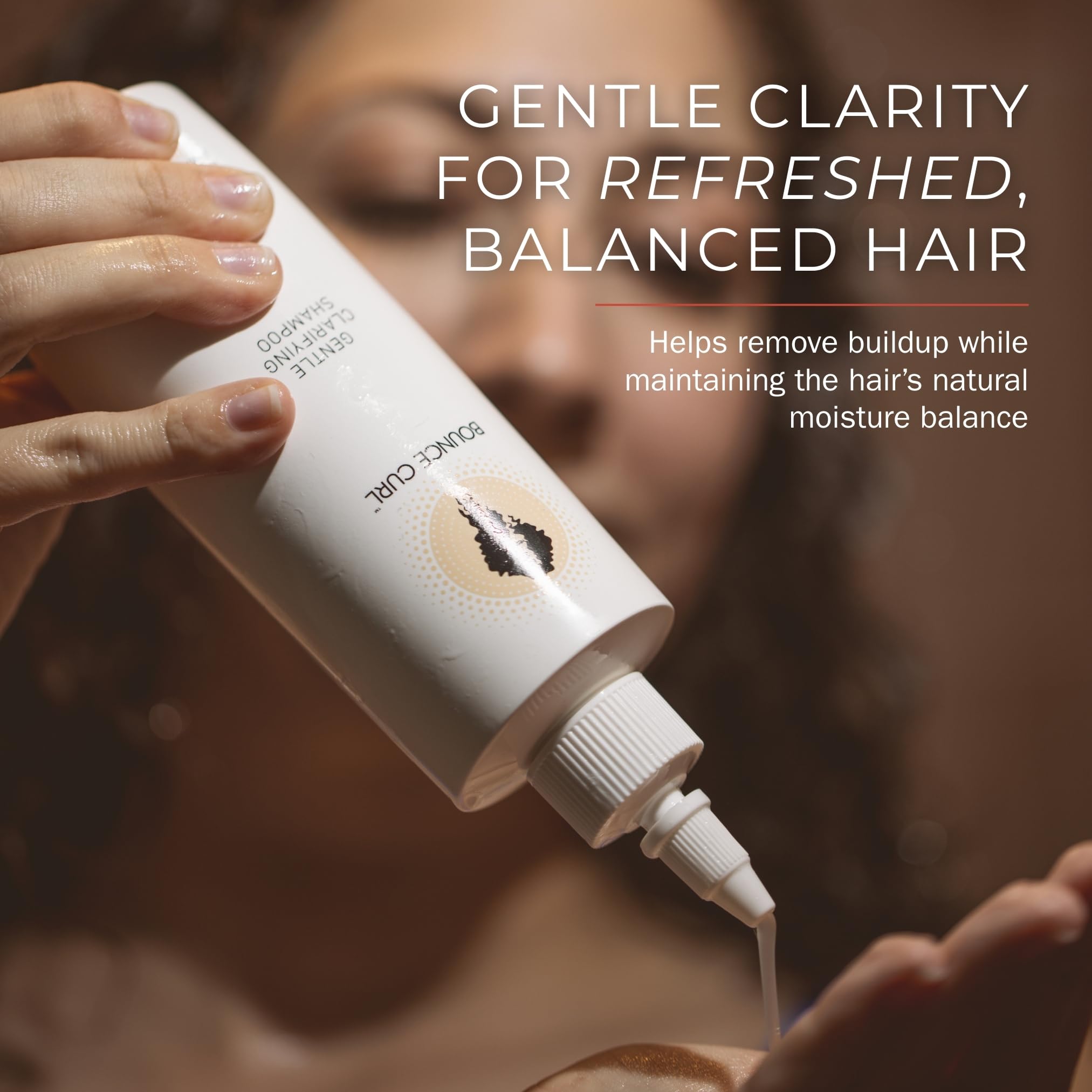 Bounce Curl Clarifying Shampoo for Curly Hair, Sulfate-Free, 8 oz