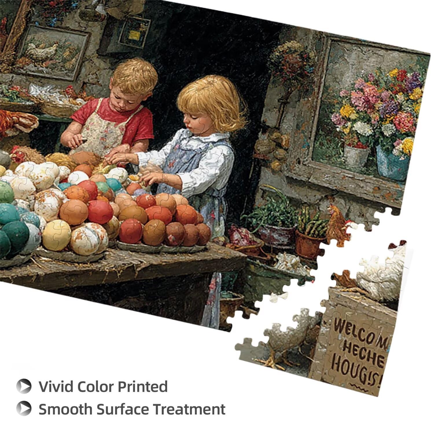 Puzzle dla dorosłych 1100 elementów, puzzle dla kurnika, dla dorosłych Puzzle klasyczne i od 14 lat junior, rodzinne puzzle rozrywka w domu prezent 87x42cm l-533