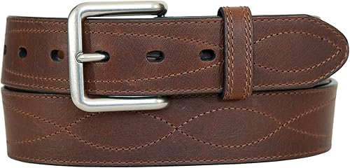 WOLVERINE Cinturón de trabajo de cuero resistente para botas para hombre