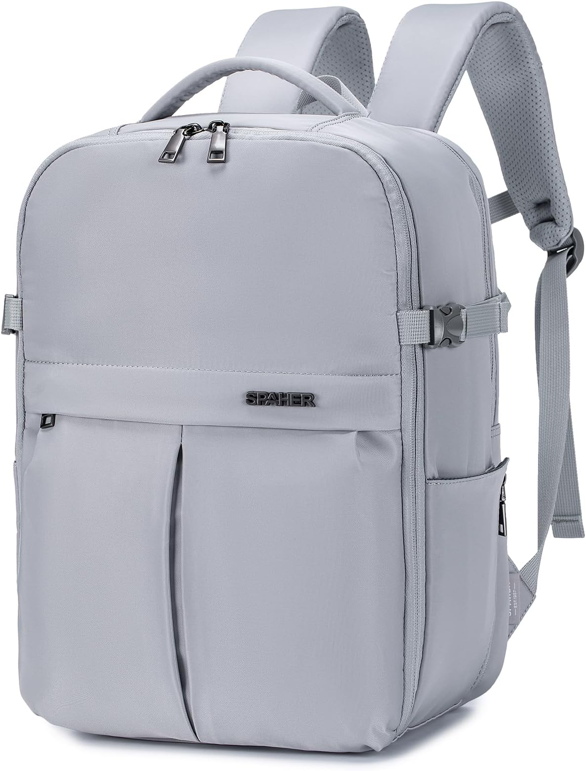 SPAHER Cabin Bag 40x30x20 Ryanair Wizzair Travel Backpack Underseat Carry on Bag Luggage Laptop Backpack 15.6 Inch Hand Luggage Backpack for Travel Work School