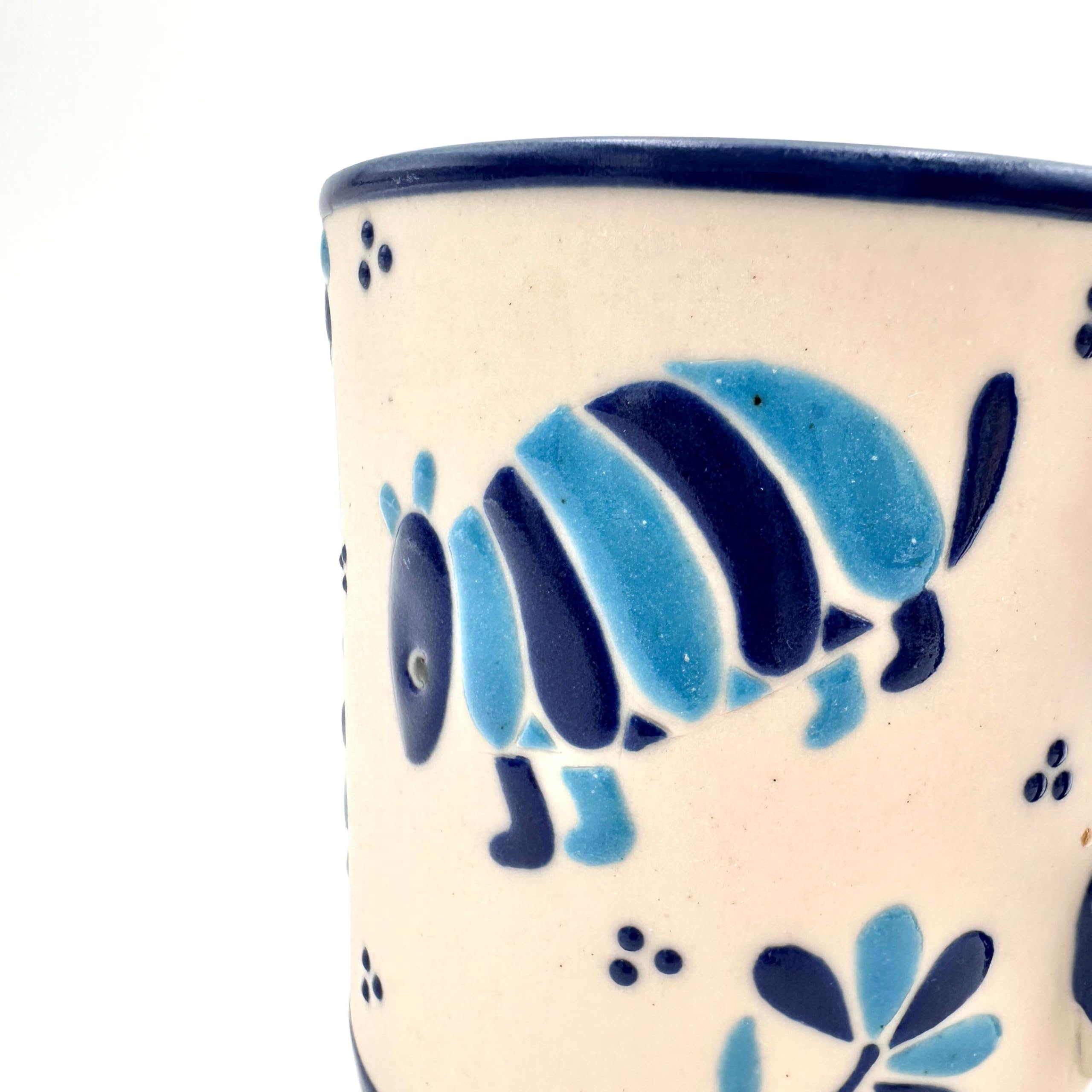 Amazon.co.jp: 【 Mexico tableware Art 】メキシコ セルビン焼 カップ