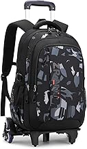 Trolley Backpack for Elementary and Medium Upper School, 16 Inches Backpacks with Wheels for Children with Wheels for School Travel, 6 Wheels, Suitable for Boys Teenagers 10-24 Years, 8520