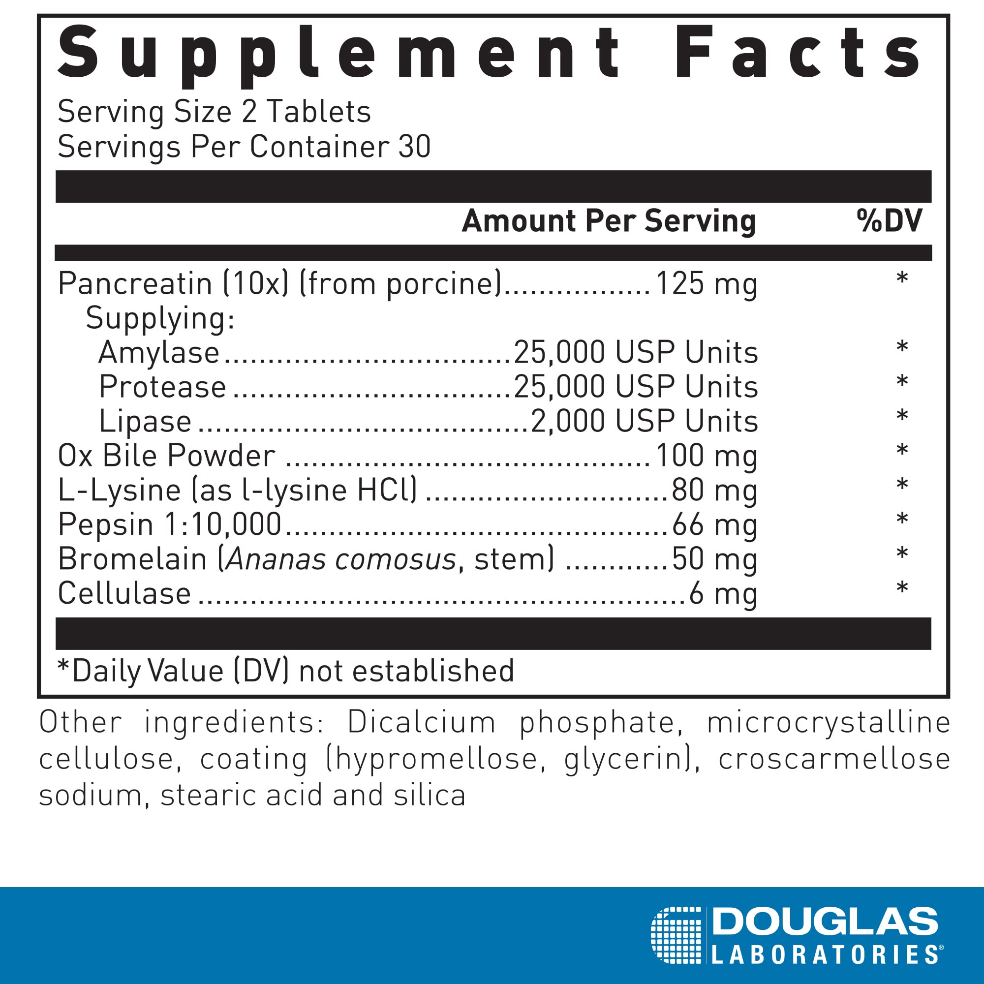 Douglas Laboratories Ultrazyme (Polyphasic Enzyme Complex) Active