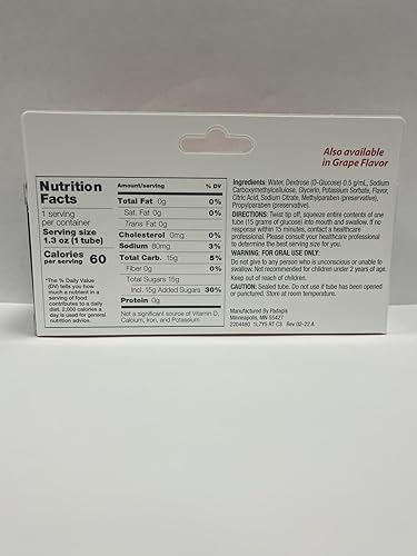 Miniatura 2 de 15 gel oral de glucosa sabor limón, 3 tubos de 1.3 onzas, paquete de 3