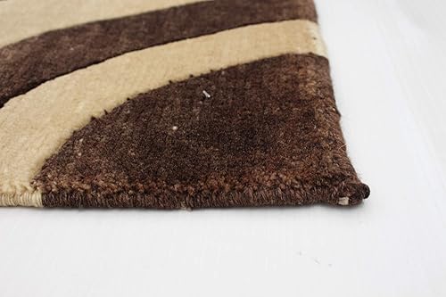 Miniatura 5 de eCarpetGallery Alfombra grande para sala de estar, dormitorio | Alfombra de lana anudada a mano | Alfombra Zen Casual Marfil 10'0" x 13'10" | 338511