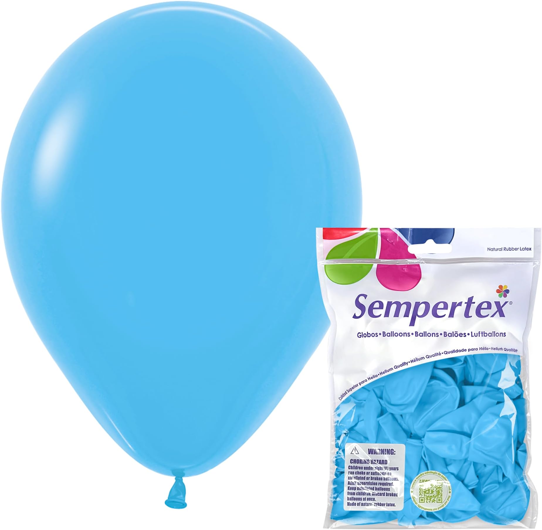 Fashion Blue Balloons - 11 Inch, 25 Pcs - Elegant Latex Balloons for Birthday Decorations, Wedding, Graduation, Baby Shower, Anniversary, Bridal Shower, Party Celebrations