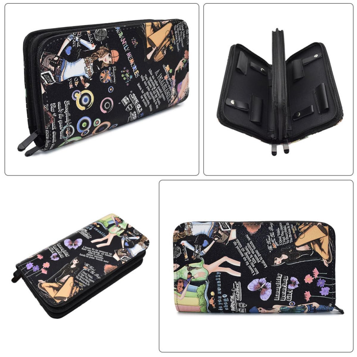Borsa per Forbici Parrucchiera in Canvas, Organizer per Pettini e Clip