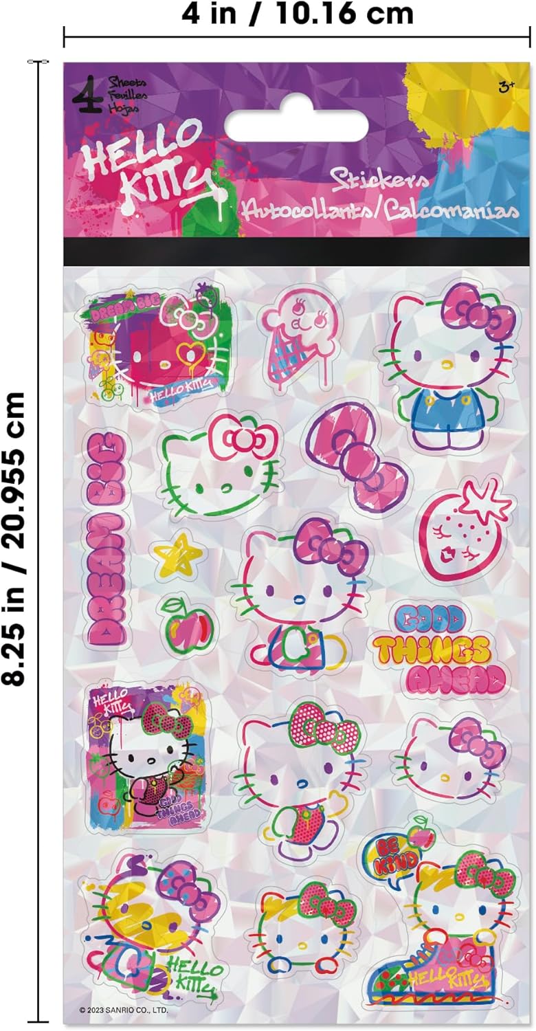 Hello Kitty - Pop Art - 2023 Standard Stickers - 4 Sheet