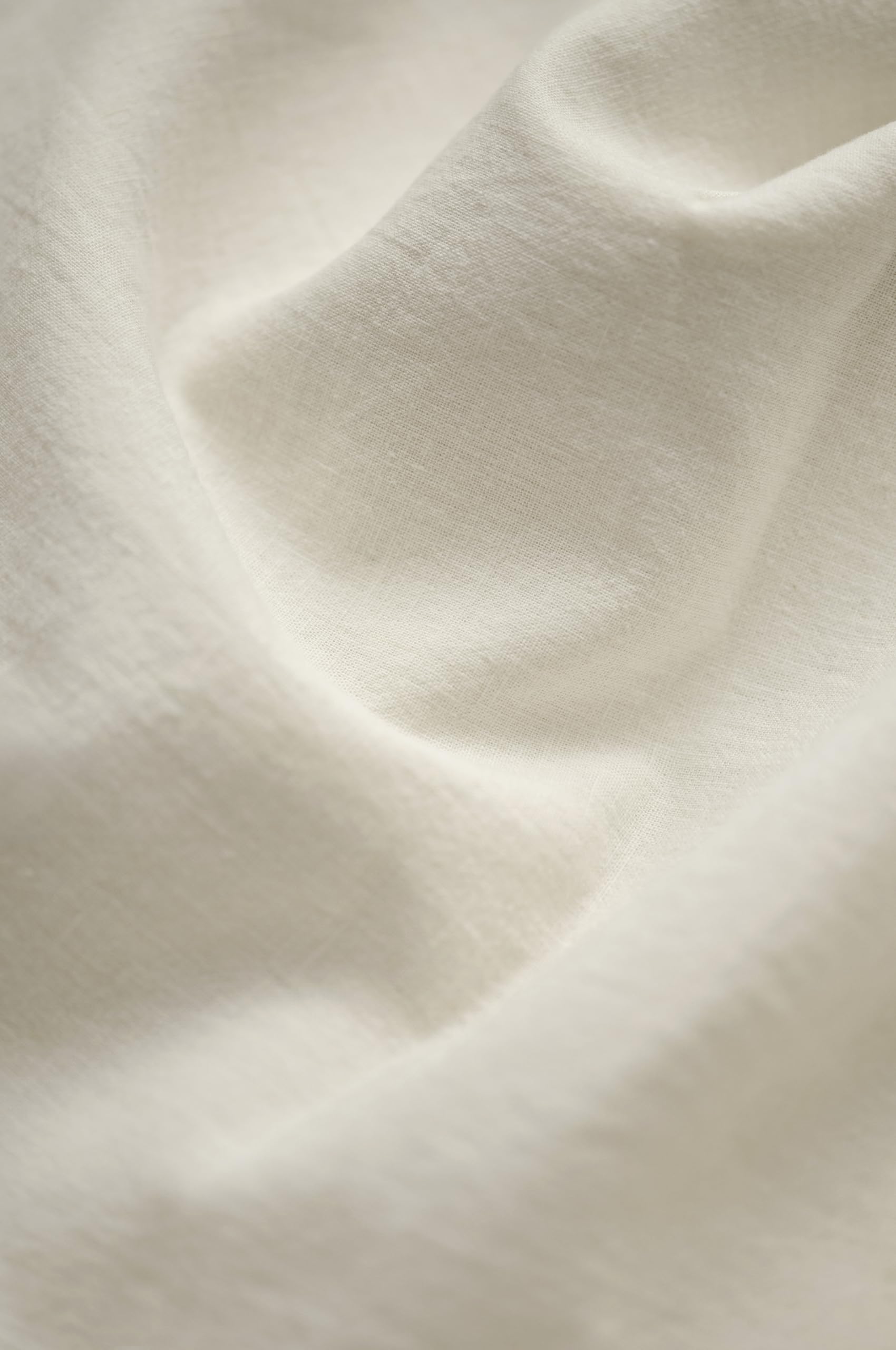 Jotex Milly Linen-Mix Multifunktionsgardine 2er-Set, Hochwertige Halbtransparente Leinen und Baumwolle Gardinen (2er-Pack) - Naturweiß, 140 x 220cm
