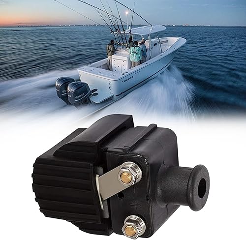 Miniatura 5 de Juego de 2 bobinas de encendido NEWHOW para motores fueraborda MercuryMariner 6-150HP y Chrysler Force 40-210HP - OEM 18-5186 339-832757A4