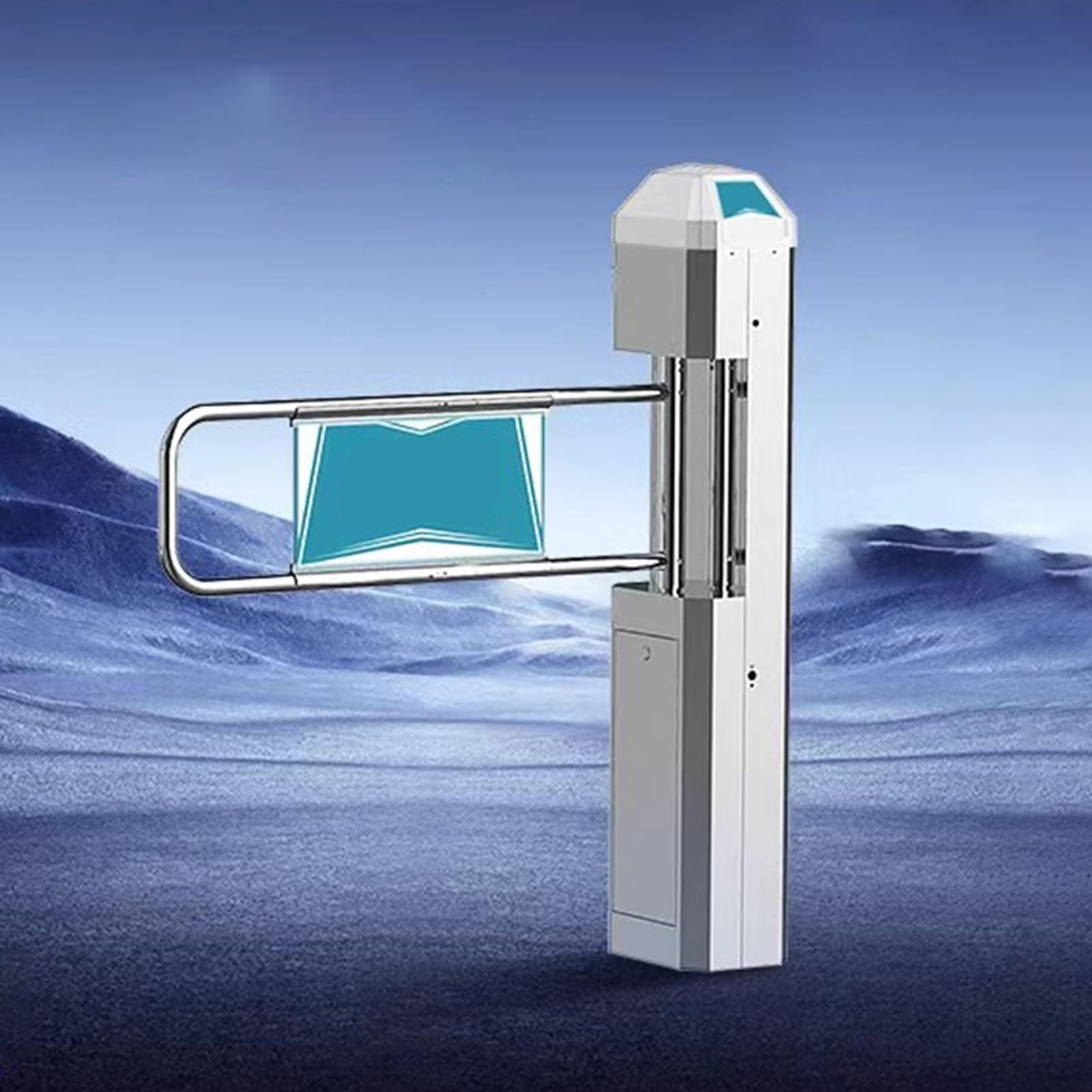 Cancello automatico dell'oscillazione dell'acciaio inossidabile per accesso pedonale, supermercati & biblioteche con la trasmissione vocale