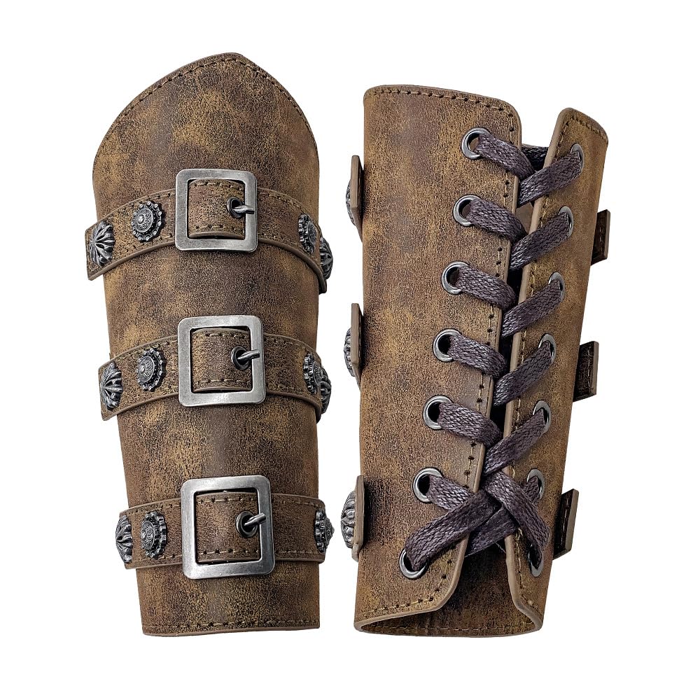 Kit Accessori Medievale In Pelle PU - 4 Pezzi Per Cosplay - Foto 5