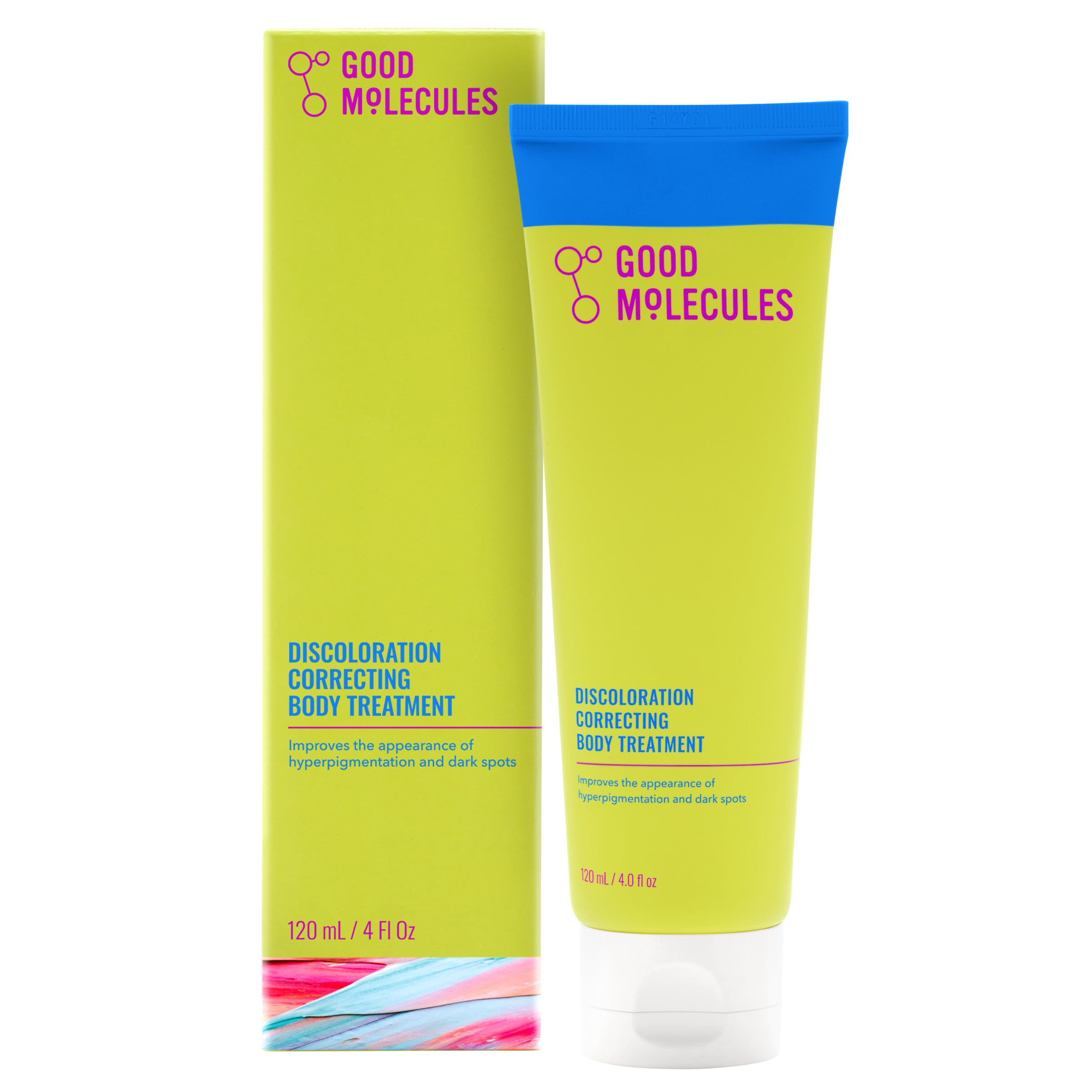 Good Molecules Discoloration Correction Body Treatment - Cream with Tranexamic Acid Ester Salt, LHA and Niacinamide - Anti-Aging Skin Care for the Body