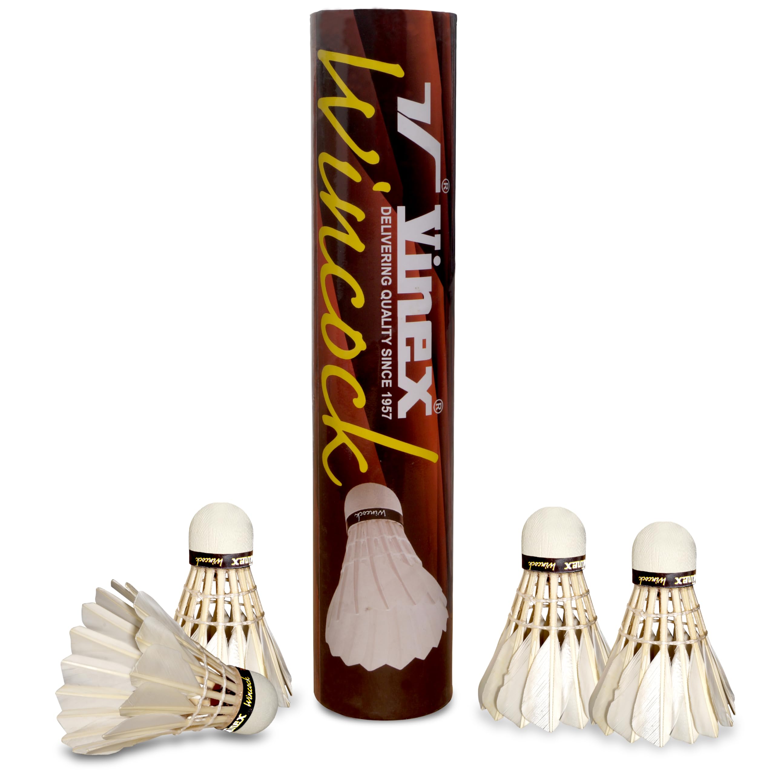 Vinex Wincock Feather Shuttlecocks – Premium Hen Feather, 1 Box (10 Pieces) – Durable & Perfect Flight for Badminton-picture-37